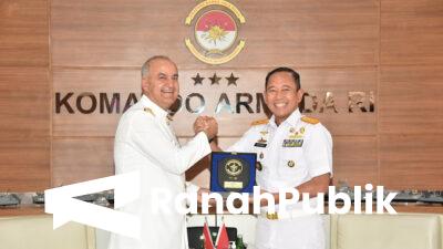 Panglima Koarmada I Terima Kunjungan Komandan AL Turki di Jakarta
