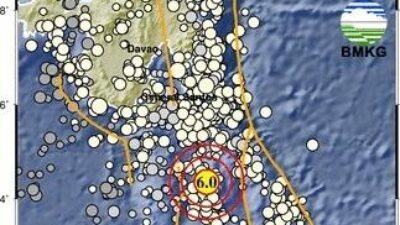 Gempa Bumi Guncang Melonguane, Sulut dengan Magnitudo 6.0