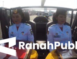 Bendera Pusaka dan Teks Proklamasi Dikirab ke Halim dengan Kendaraan Taktis Maung
