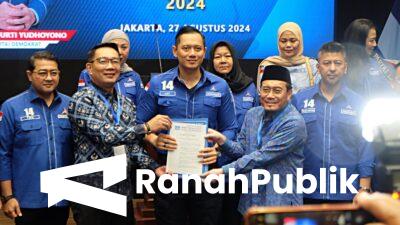 RK-Siswono Resmi Diusung Demokrat, Siap Wujudkan Mimpi AHY di Jakarta