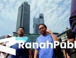 Pramono Anung dan Rano Karno Serbu CFD Jakarta, Disambut Antusias Warga