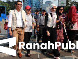 Ridwan Kamil Jalan Bareng Teman Disabilitas, Serap Aspirasi Fasilitas Umum