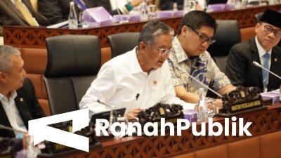 Menteri PU Dody Hanggodo Hadiri Rapat Kerja Perdana Komisi V DPR