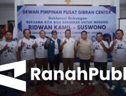 Relawan Gibran Center Deklarasikan Dukungan untuk Ridwan Kamil-Suswono di Pilkada Jakarta