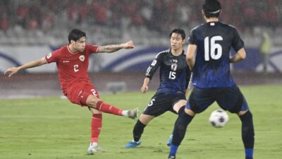Timnas Indonesia Takluk 0-4 dari Jepang di Kualifikasi Piala Dunia 2026