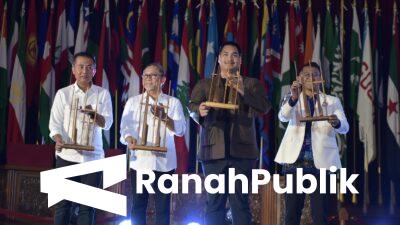 Menko Pangan Zulkifli Hasan, Menpora Dito Ariotedjo, dan Pj Gubernur Jabar Bey Machmudin Buka Rakornas KMHDI