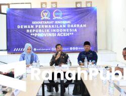 Silaturrahmi Bersama Wartawan, Tiga Anggota DPD Dapil Aceh Janji Tampung Keluhan Rakyat