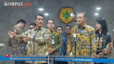 Petani Milenial Janjikan Penghasilan Rp 10 Juta Sebulan, Menteri Pertanian Ajak Generasi Muda Terlibat