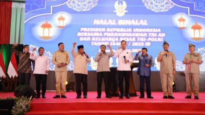 Prabowo Nyanyikan “Hymne Taruna” Bersama Purnawirawan TNI-Polri: Semangat Merdeka Menggema