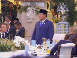 Prabowo Sampaikan Kedekatan Keluarga dengan Prancis ke Macron