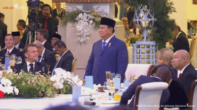 Prabowo Sampaikan Kedekatan Keluarga dengan Prancis ke Macron