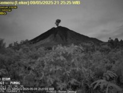 Gunung Semeru Erupsi 13 Kali dalam Sehari, Warga Diminta Waspada