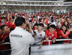 Timnas Menang Tipis atas China, Prabowo: Perjalanan Belum Usai, Tapi Siapa Tahu…