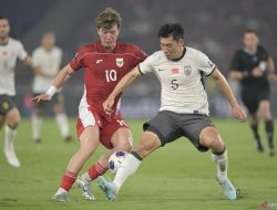 Gol Penalti Romeny Antar Indonesia Unggul atas China di Babak Pertama